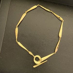 Jenny bird gold toggle necklace